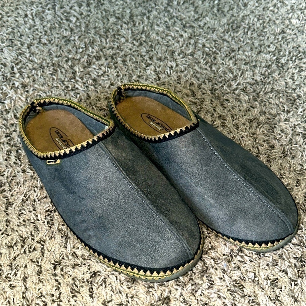 Deer Stags Slipperooz Wherever Mens Slippers Sz 11M